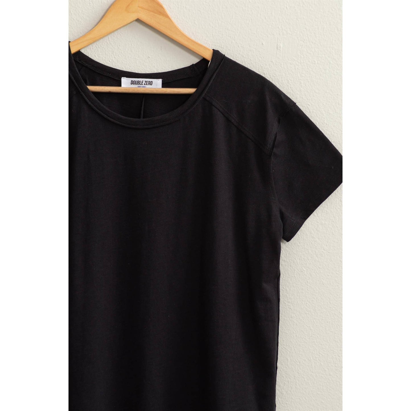 OVERSIZED T SHIRT: BLACK