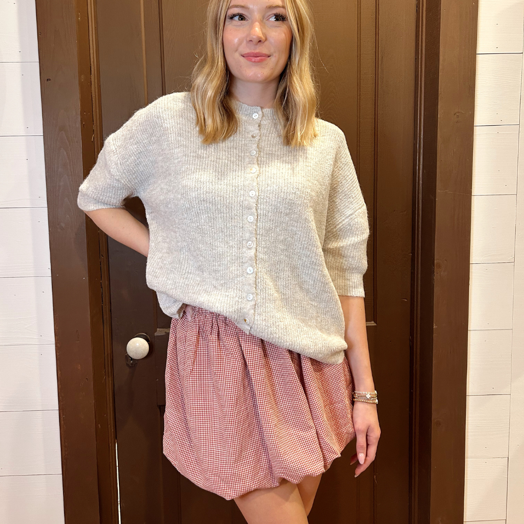Rosie Red Bubble Skirt