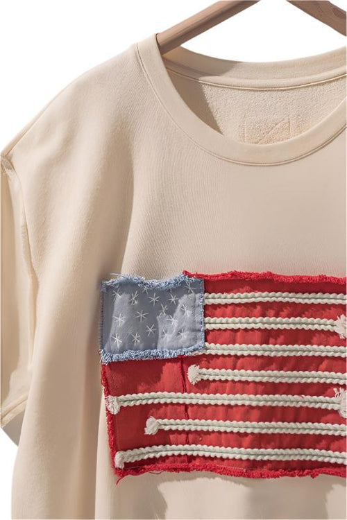 Americana Stitched Tee