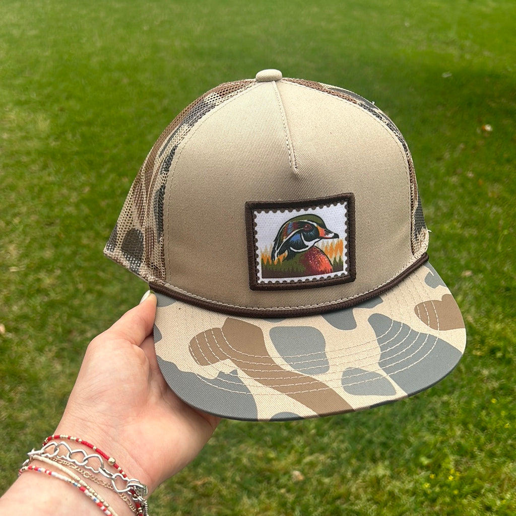 wood duck stamp hat