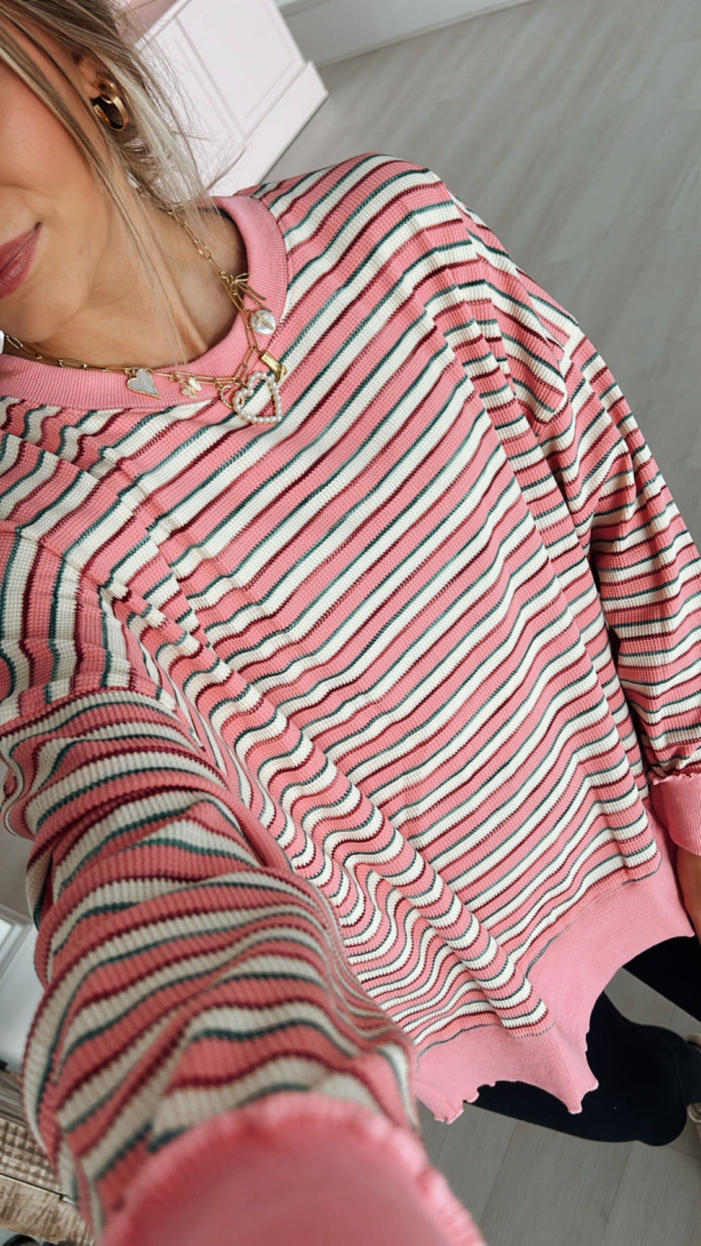 Sweetheart Stripes Top