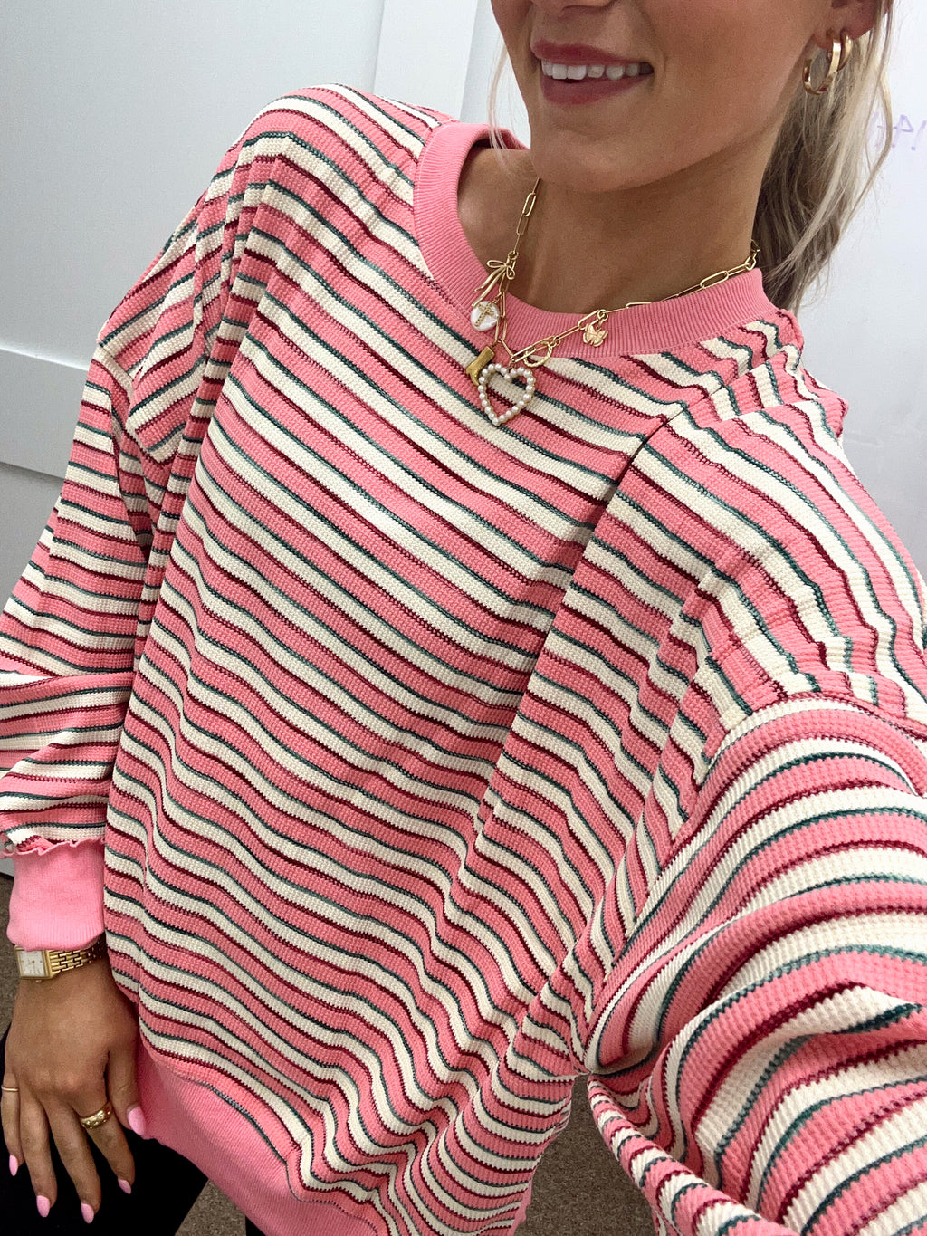 Sweetheart Stripes Top
