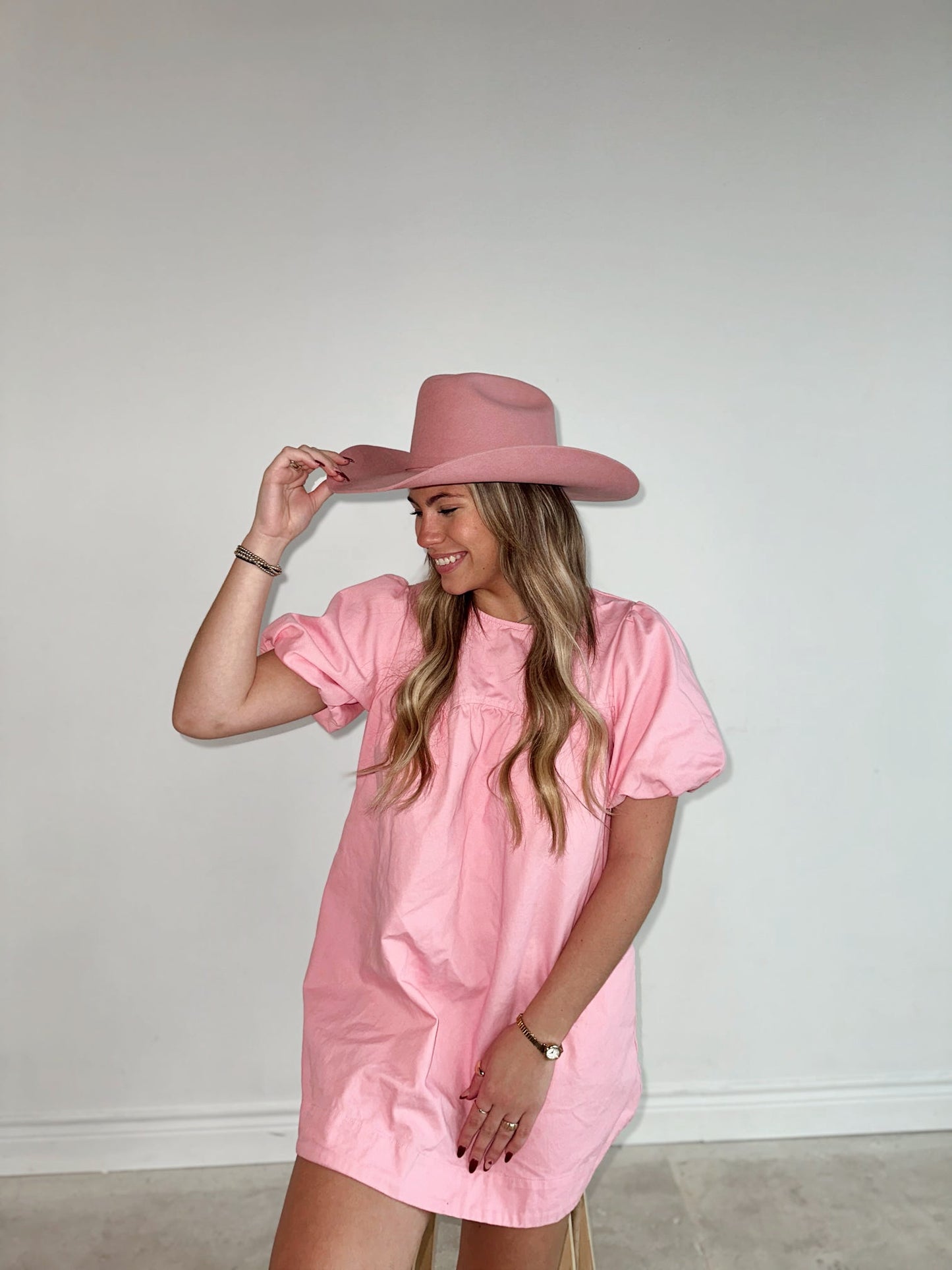Pink Petal Babydoll Dress
