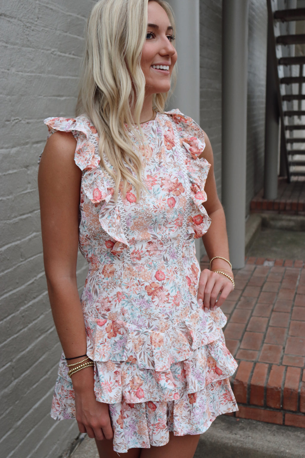 Sweet Pea Tiered Ruffle Dress