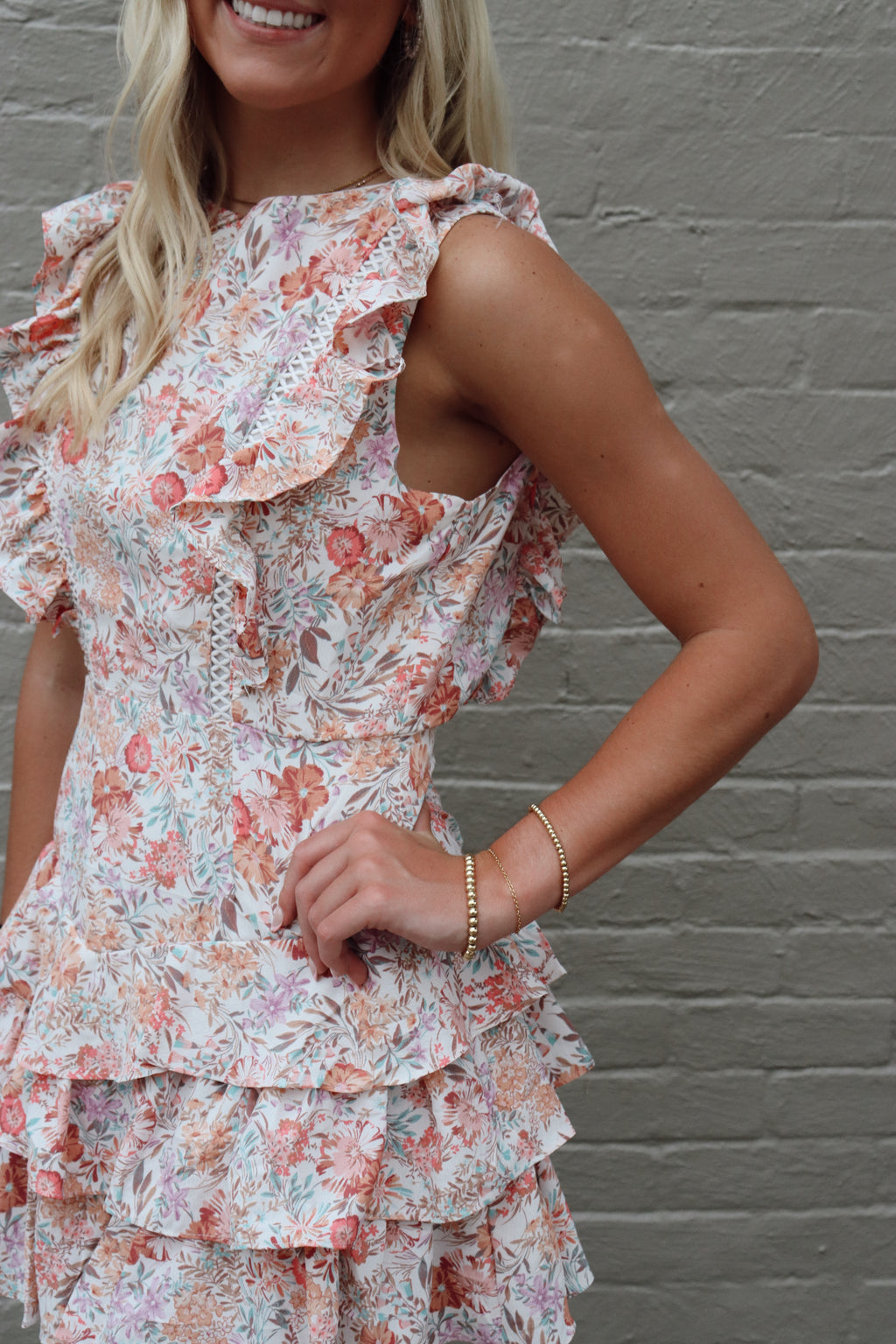 Sweet Pea Tiered Ruffle Dress