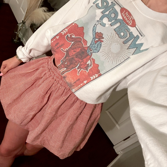 Rosie Red Bubble Skirt
