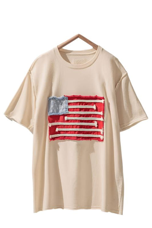 Americana Stitched Tee