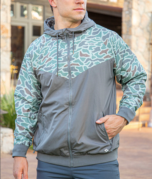 Retro Duck Camo Windbreaker
